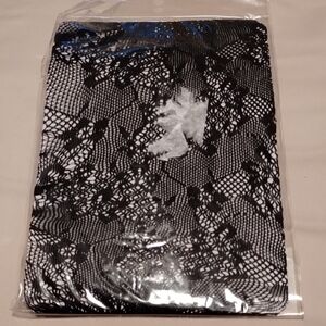 Thigh Hi Blk Lace One size